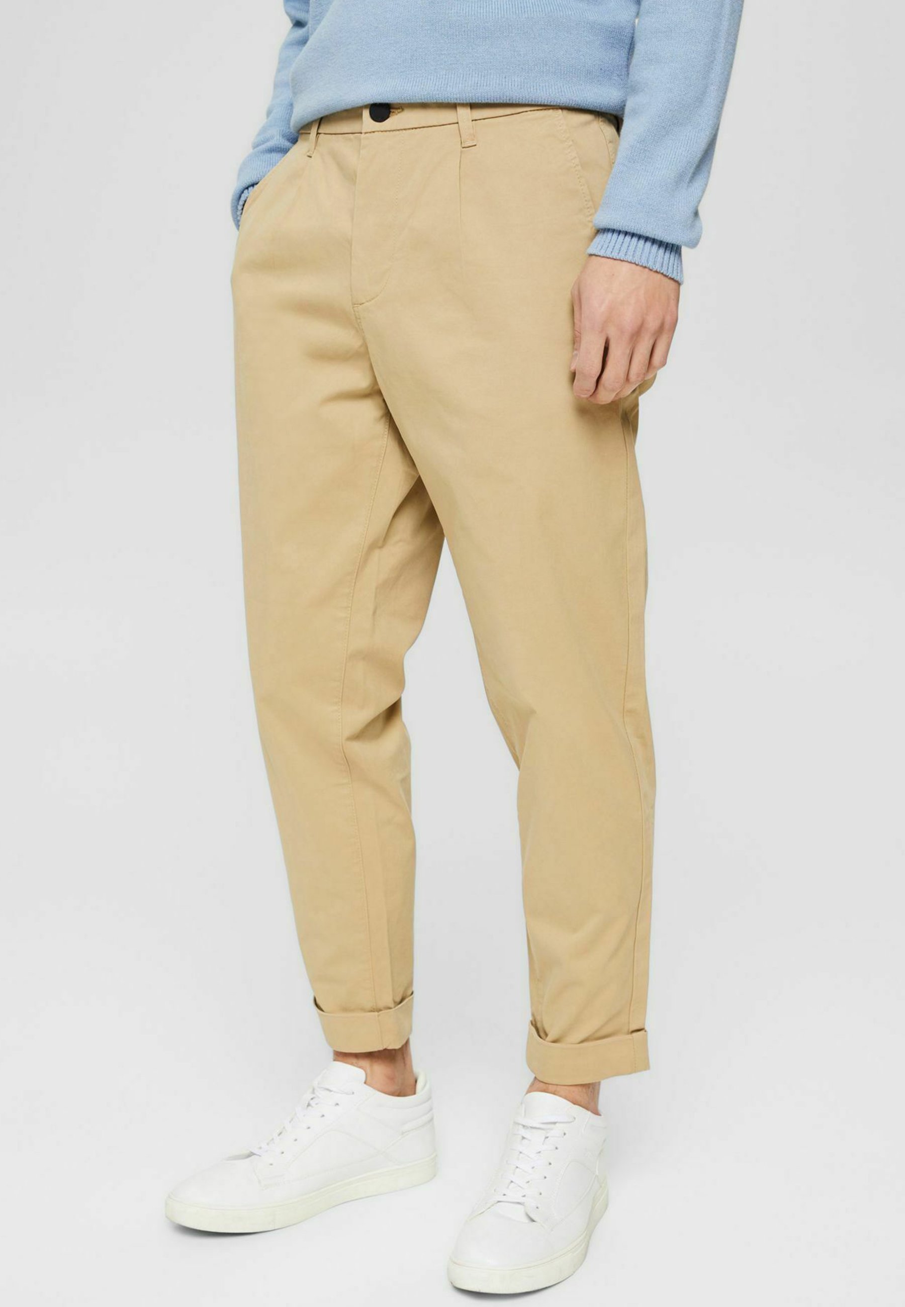 Esprit LOOSE CROPPED FIT - Trousers 