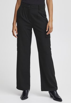 BYDANTA - Cargo trousers - black