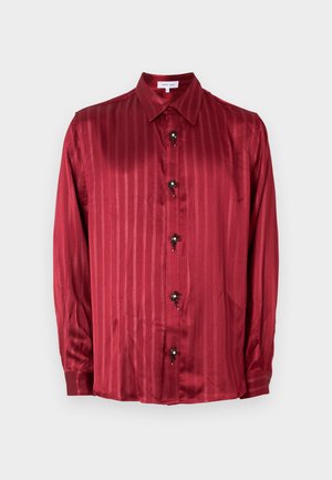 ANDRE STRIPE SHIRT UNISEX - Blusa com botões - bordeaux