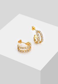 Elli SPARKLING ELEGANCE - MIT KRISTALLEN VON SWAROVSKI® - Náušnice - gold-coloured