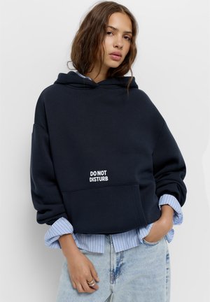 GRAPHIC - Kapucnis pulóver - dark blue