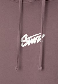 PULL&BEAR Felpa con cappuccio - bordeaux