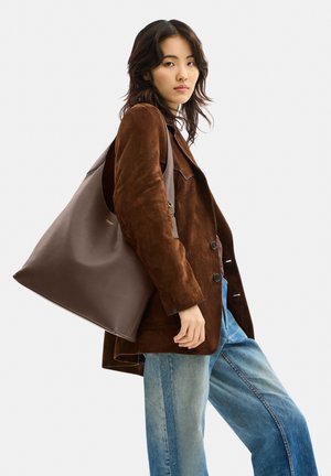 COACH BROOKLYN SHOULDER BAG 39 - Shopping bags - dark stone