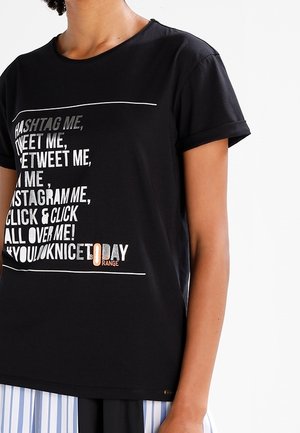 T-Shirt print - black