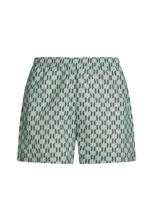 KARL LAGERFELD KARL LAGERFELD SWIMWEAR BOTTOM MONOGRAM SHORT SWIM SHORTS - Costume da bagno a pantaloncino - monogram grey mist