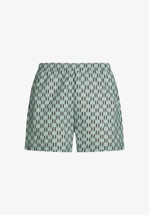 KARL LAGERFELD KARL LAGERFELD SWIMWEAR BOTTOM MONOGRAM SHORT SWIM SHORTS - Costume da bagno a pantaloncino - monogram grey mist