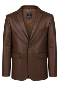 BUTTONED - Nahkjakk - brown