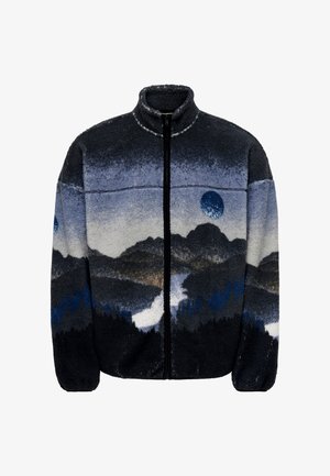 Only & Sons, ONSADAM LIFE - Fleecejakke - dark navy aop:blaze