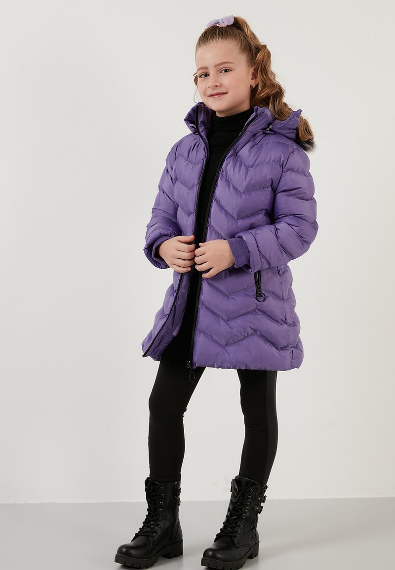 LELA - REGULAR FIT - Winter coat - lilac, Enlarge