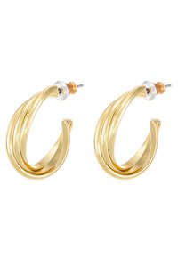 JENIFER TWIRL HOOP - Earrings - gold-coloured