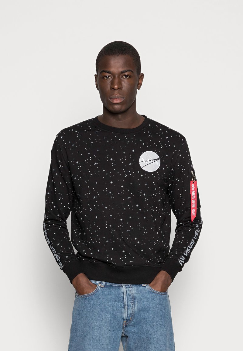 Alpha Industries NASA TAPE - Sweatshirt - black