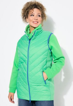 HYPRAR CHEVRON QUILTED - Vest - spring green