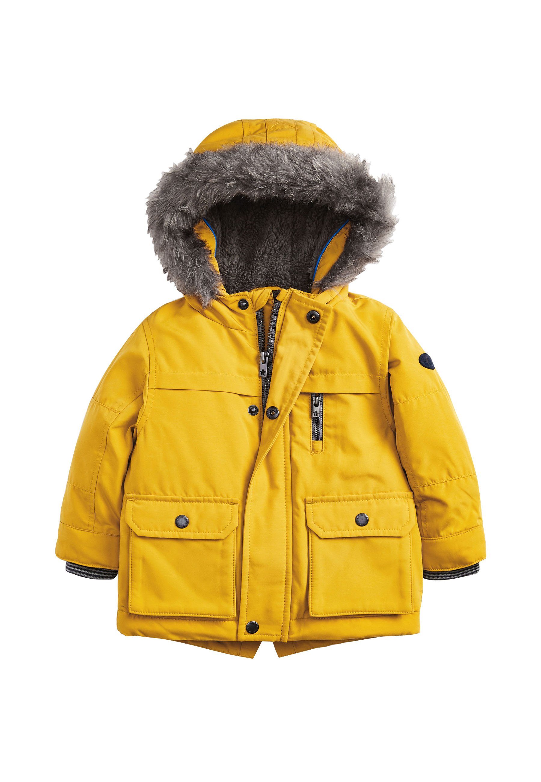 yellow parka