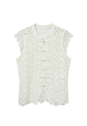 Vero Moda, PARTY TOP VMJULIA TOP - Blouse - bright white