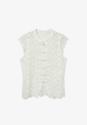 Vero Moda, PARTY TOP VMJULIA TOP - Blouse - bright white