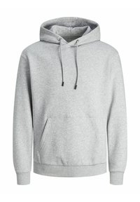 JJEBRADLEY HOOD - Sweatshirt - light grey melange