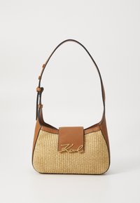SIGNATURE RAFFIA - Bolso de mano - natural tan