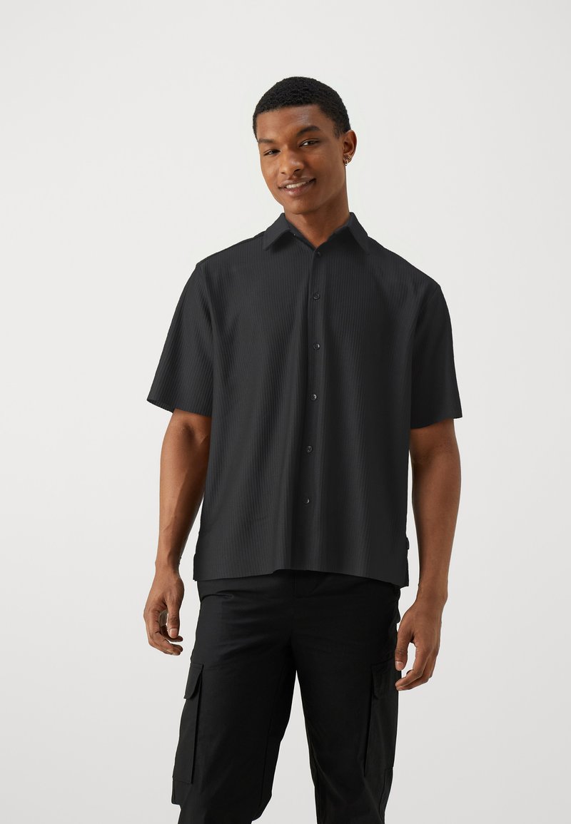 Only & Sons ONSBOYY PLISSEE LIFE RECY - Krekls - black