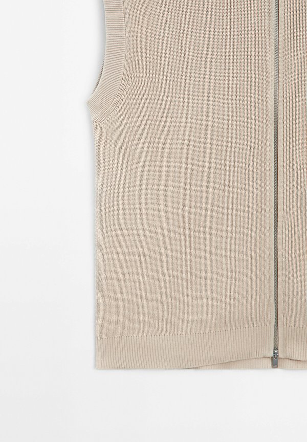 WITH ZIP - Cardigan - beige4