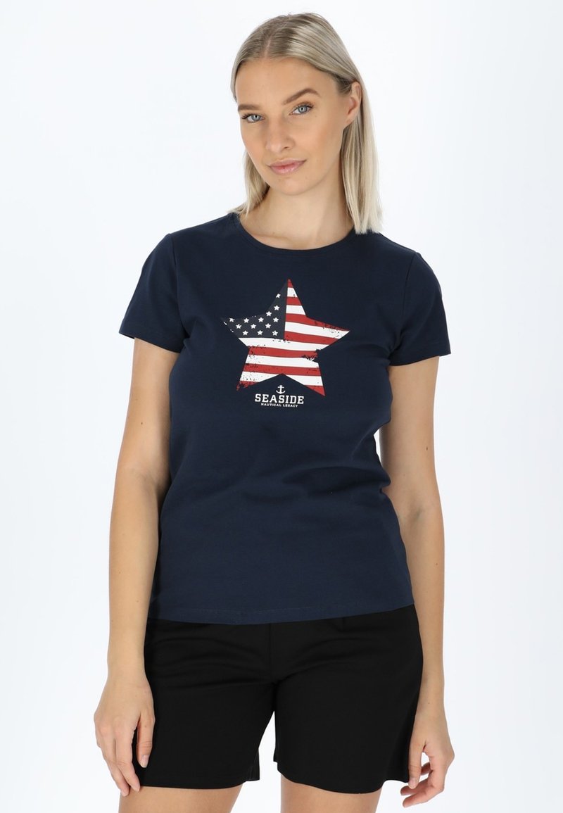 Seaside HAMPTON - T-shirts print - dk  navy