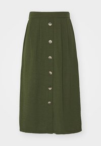 VITIFF BUTTON SKIRT - Jupe trapèze - kalamata