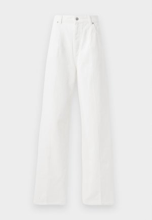 Victoria Beckham HIGH WAIST CINCH JEAN - Relaxed fit jeans - washed white