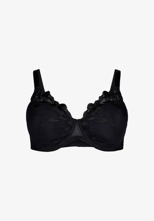 Devoted By Zizzi GEPOLSTERTE MIT STICKEREI - Underwired bra - black