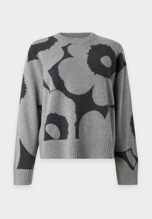 Marimekko, AATTO UNIKKO - Пуловер - light grey/dark grey