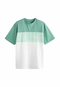 Next BLOCK REGULAR - T-shirts print - sage green