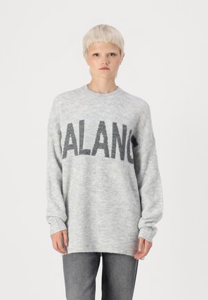 NMBALANCE O-NECK - Vesta - light grey