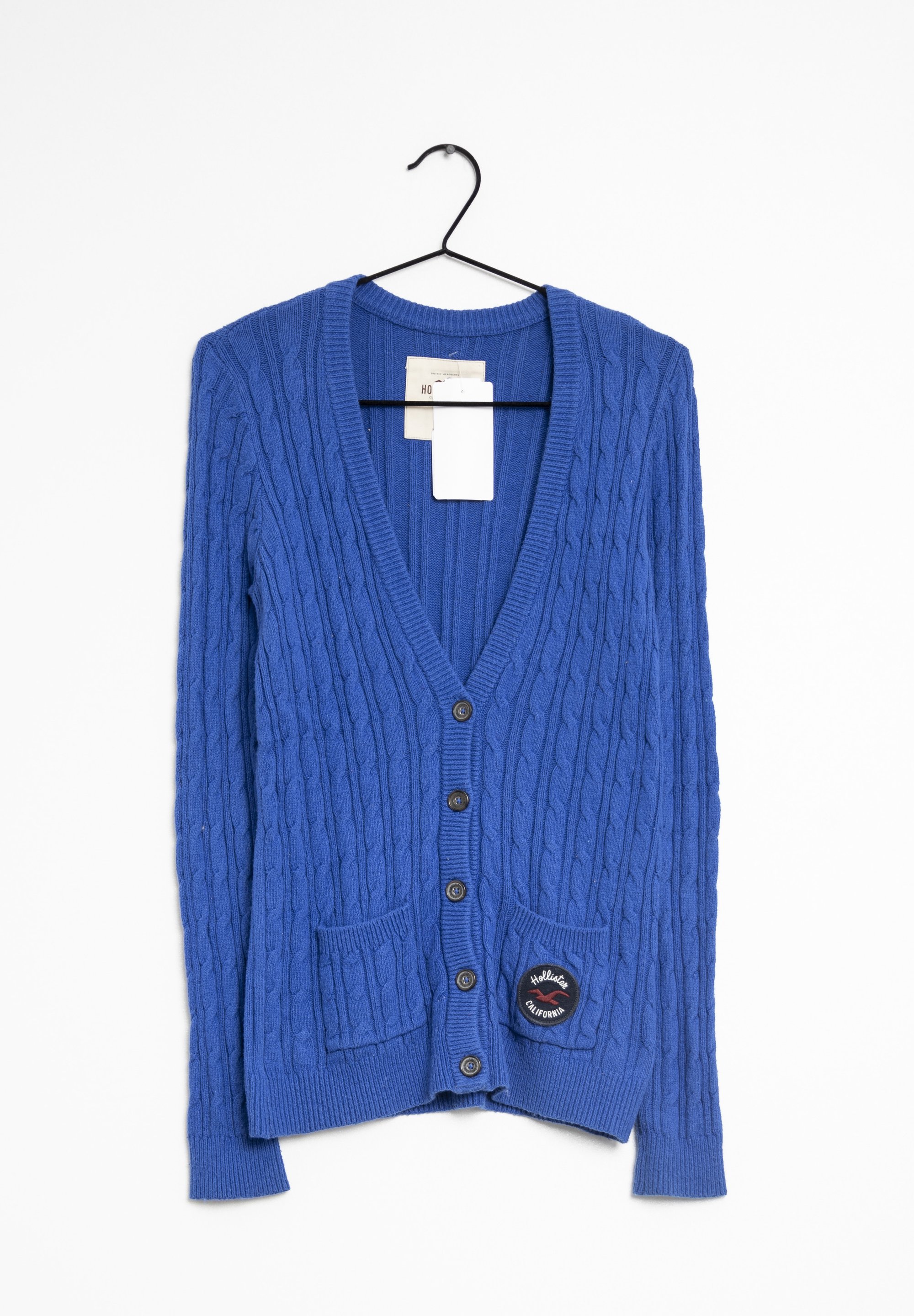 Hollister Strickjacke blue/blau (Pre-owned) Zalando