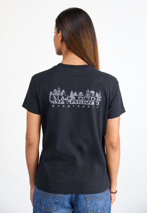 Napapijri BLANCHE - Print T-shirt - black