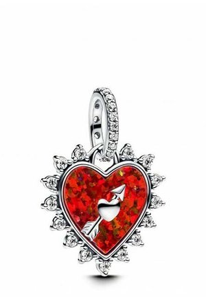 DE CŒUR EN FORME FLÈCHE TOURNANTE - Prívesok - argentée couleur