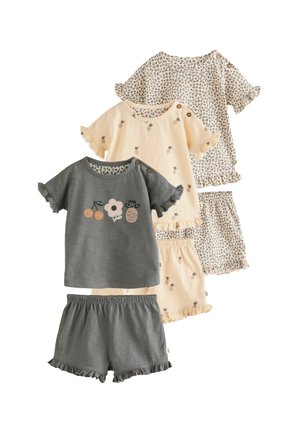 REGULAR FIT - SET 6 PIECE - Kratke hlače - charcoal grey white