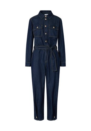 LIU JO, LIU JO LONG DENIM JUMPSUIT - Combinaison - dark blue