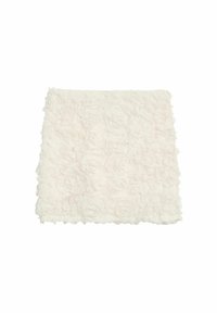 SHORT TEXTURED - A-linjekjol - off-white
