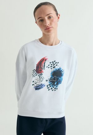 Scalpers SCALPERS SWEET SKULL SWEATER - Sweatshirt - white