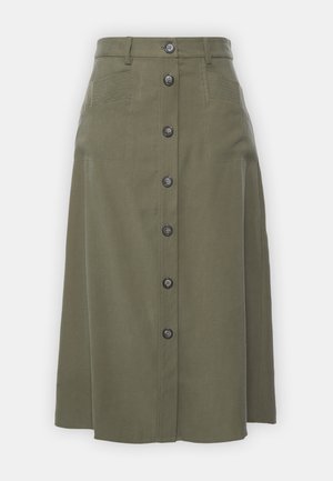 JDYOLLI MIDI BUTTON SKIRT - A-line skirt - kalamata