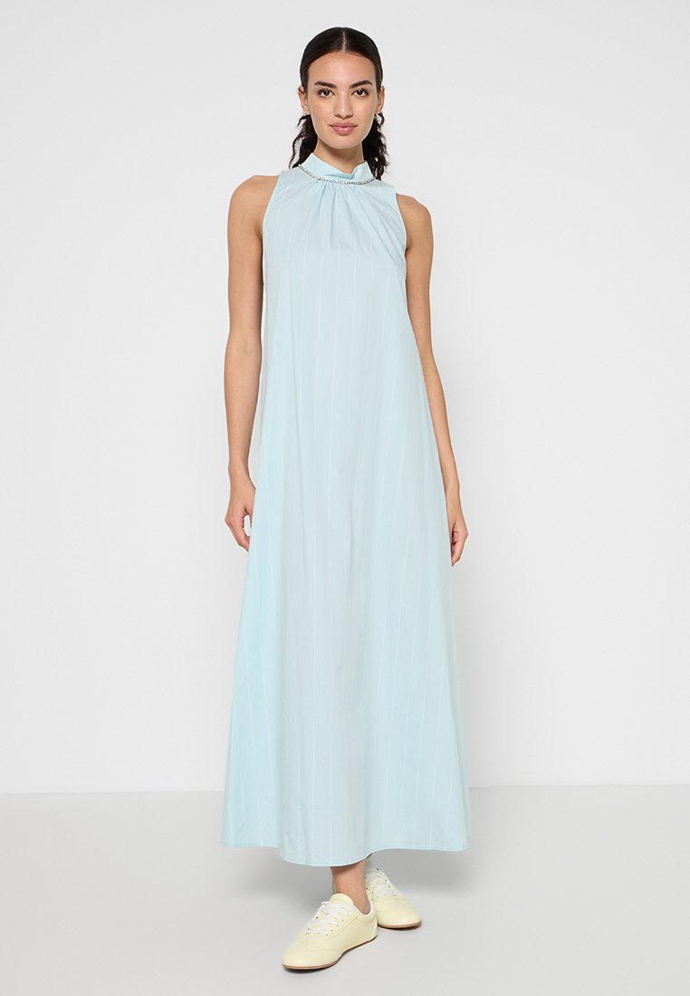 Twinset ACTITUDE Maxi-jurk lichtblauw Twinset ACTITUDE Maxi-jurk lichtblauw