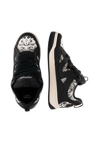 Ed Hardy WAVE OVER - Zapatillas skate - black/white