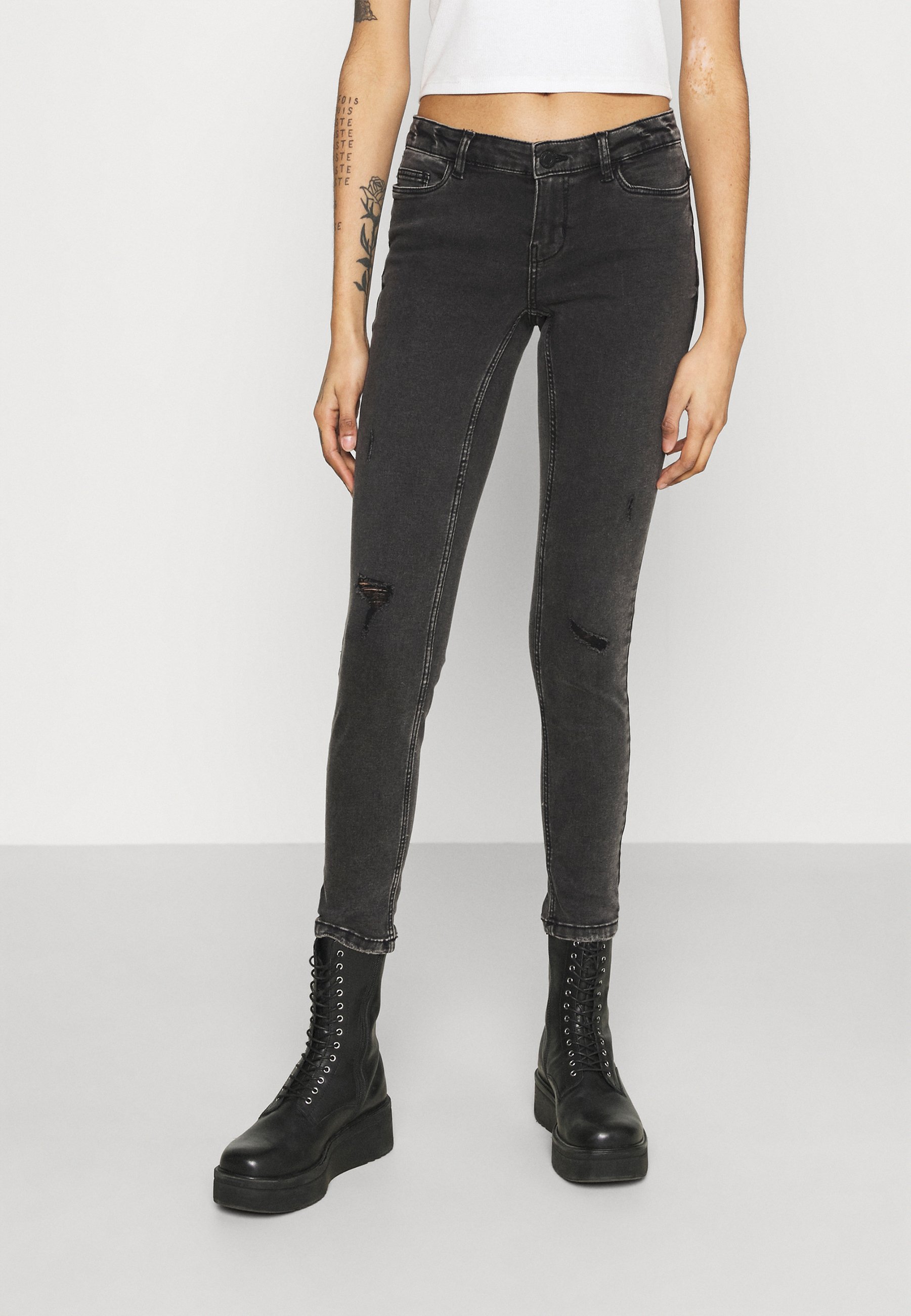 Noisy May NMEVE BREAK - Jeans Skinny Fit - grey denim/grigio denim - Zalando .it