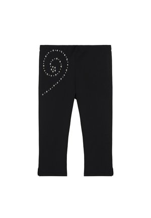 PULL&BEAR, WITH SPIRAL STUDS - CAPRIS - Legging (type pantalon) - black