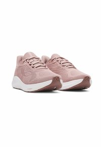 Under Armour PURSUIT 4 BIG LOGO - Road running shoes - tourmaline pink