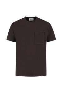LOOSE FIT CREWNECK  - T-shirt basic - dark brown