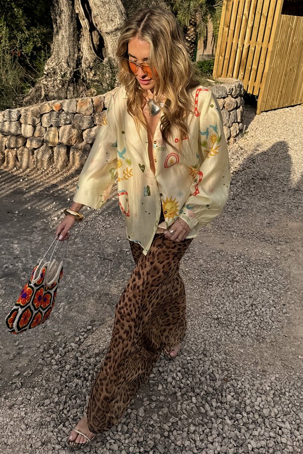 SUNDAZED SUMMER MILEY - Button-down blouse - cream2