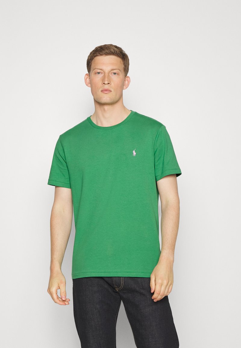 Polo Ralph Lauren CUSTOM SLIM FIT JERSEY CREWNECK T-SHIRT - T-shirt básica - raft green