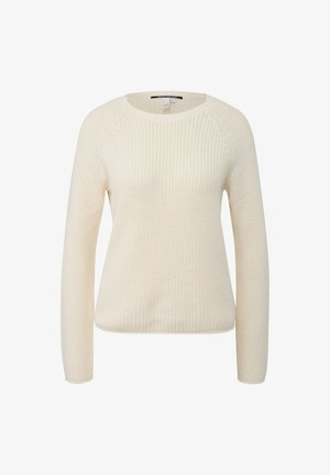 QS, STRICKPULLOVER - Trui - creme