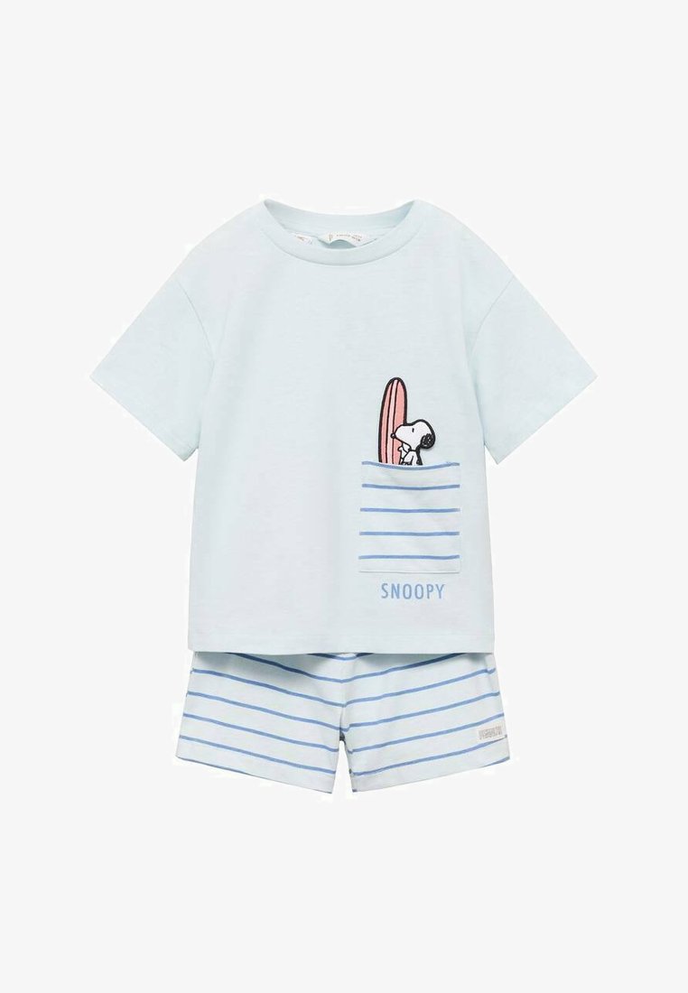 Mango Kids SNSURF Pyjama set light green - Main Image