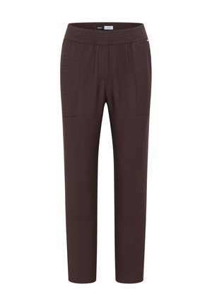Cecil, MID WAIST SLIM LEG HOSE IM LOOSE FIT - Pantalon classique - brown cacao