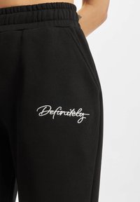 DEF WIDE LEG - Broek - black